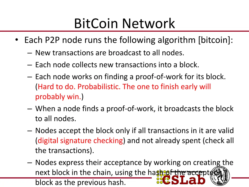 bitcoin network