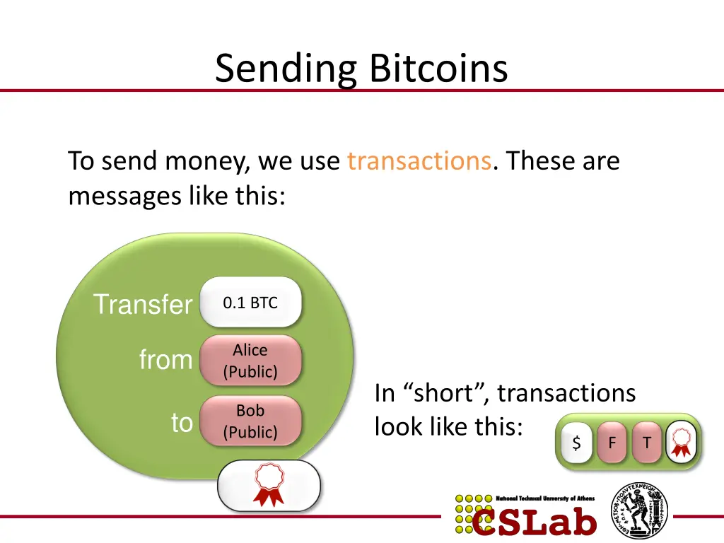 sending bitcoins