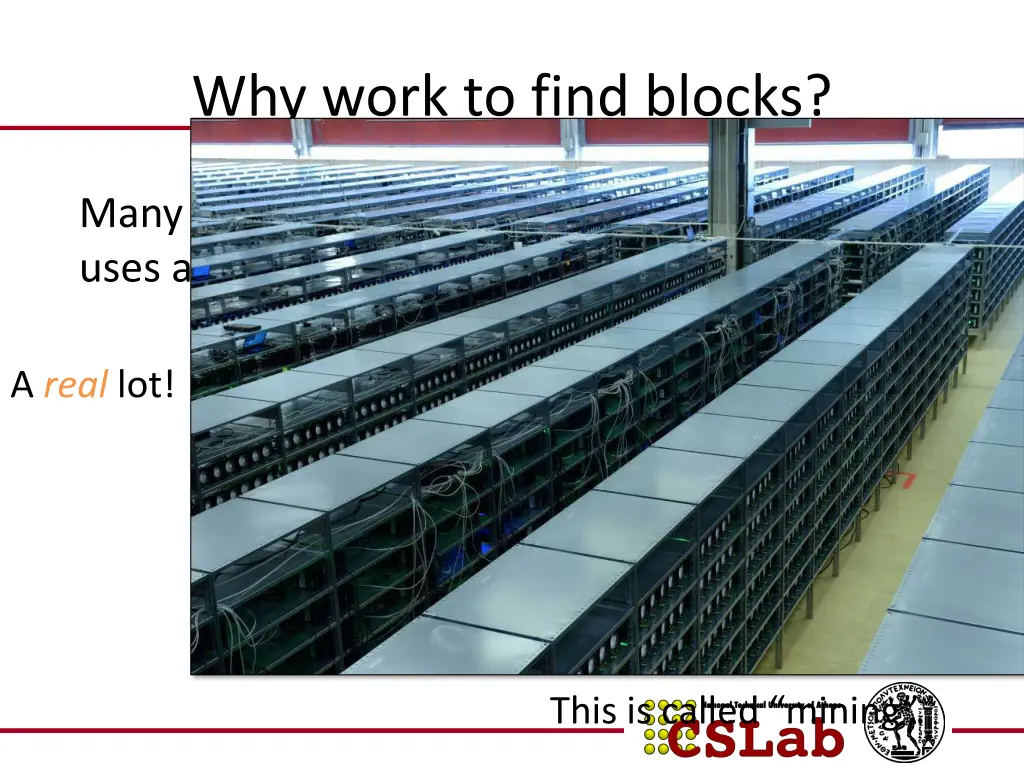 why work to find blocks