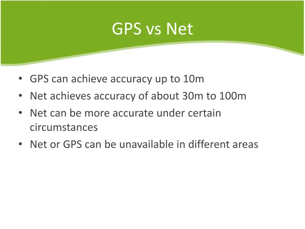 gps vs net