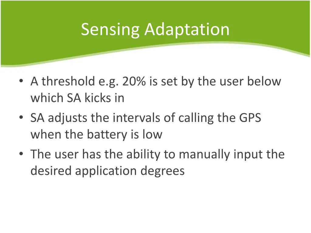 sensing adaptation 1