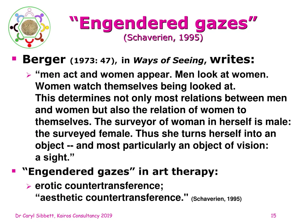 engendered gazes schaverien 1995