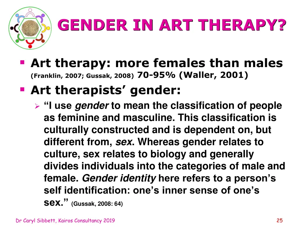 gender in art therapy