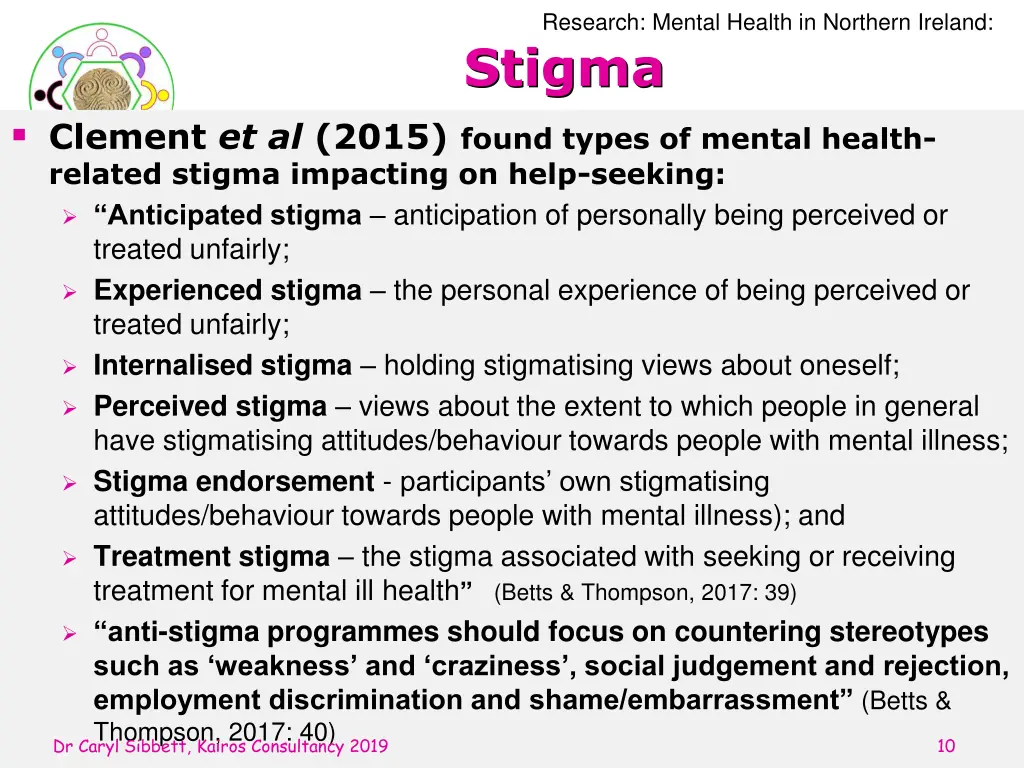 research mental health in northern ireland 1