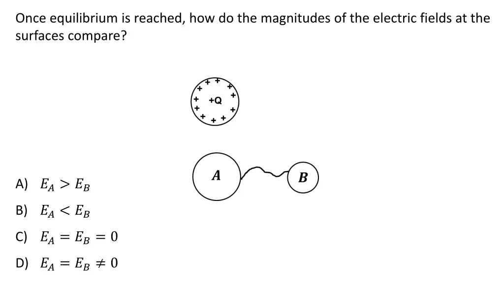 once equilibrium is reached how do the magnitudes