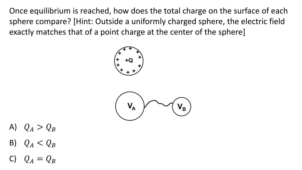 once equilibrium is reached how does the total