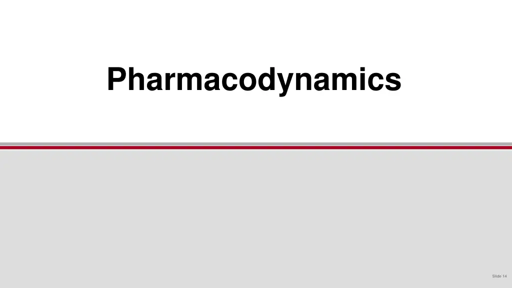 pharmacodynamics