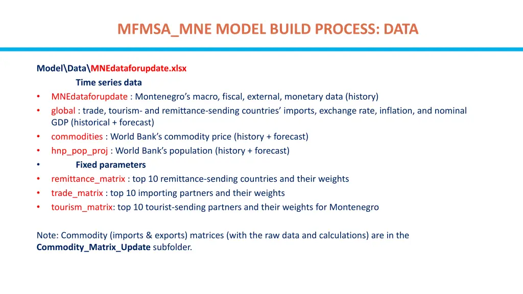 mfmsa mne model build process data