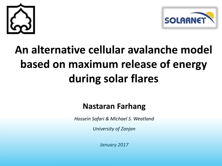 an alternative cellular avalanche model based