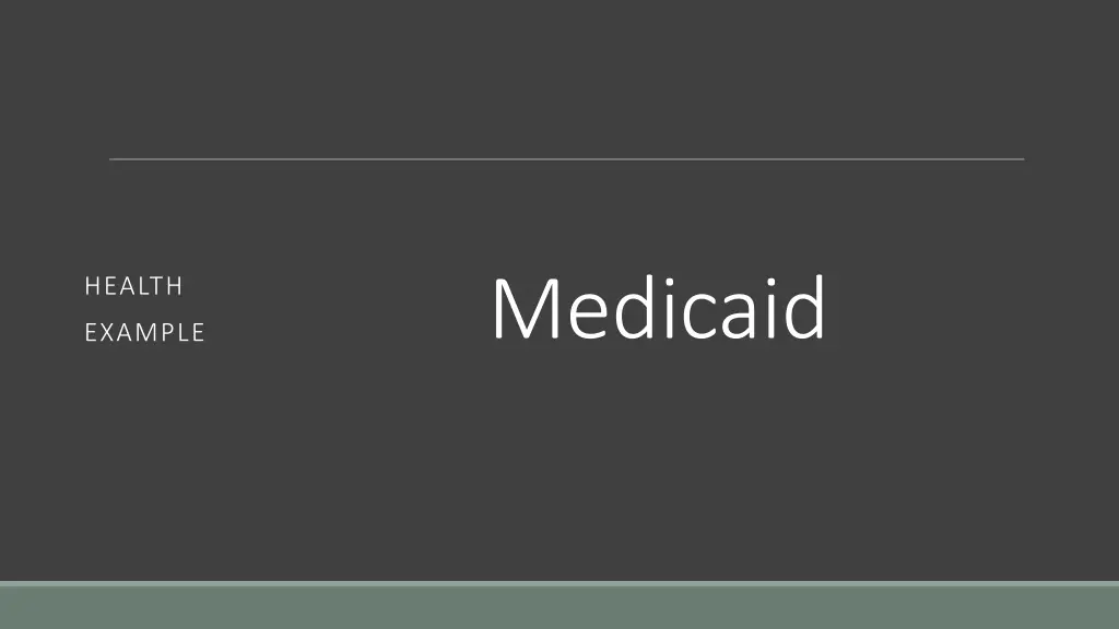 medicaid