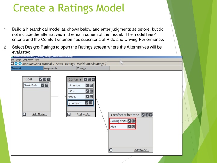 create a ratings model