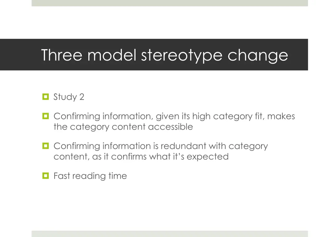 three model stereotype change 1