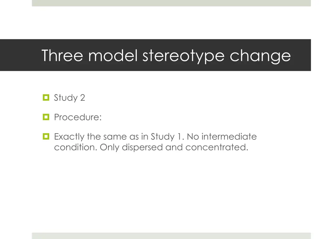 three model stereotype change 3