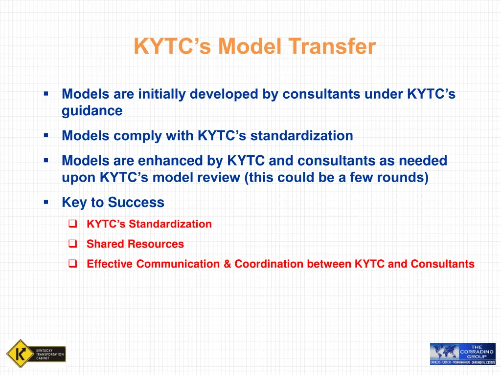 kytc s model transfer