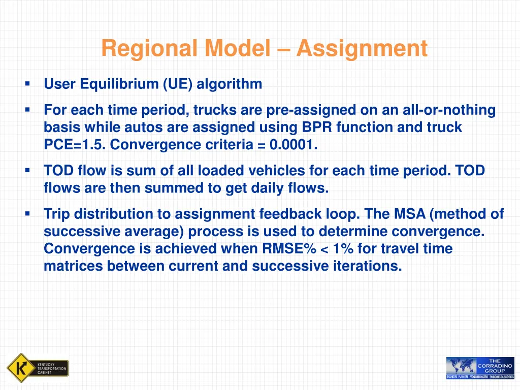 regional model assignment