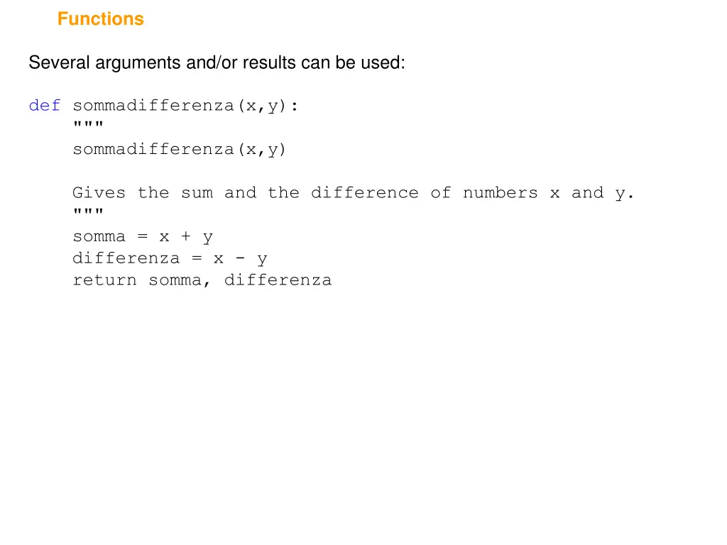 functions 1