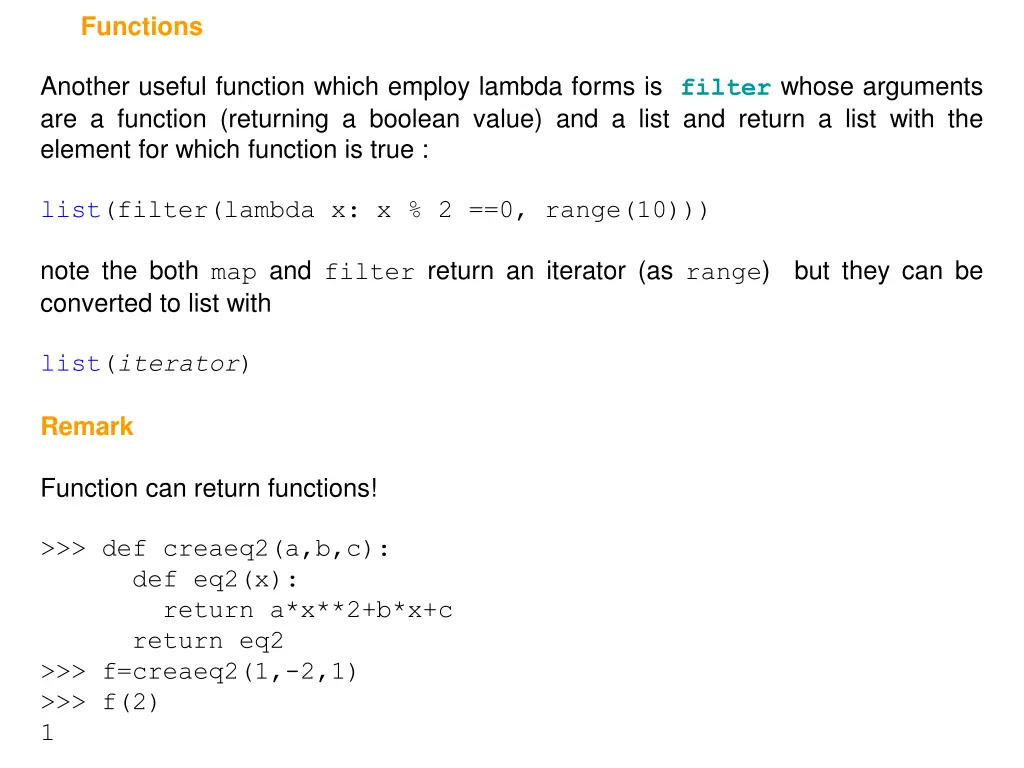 functions 8