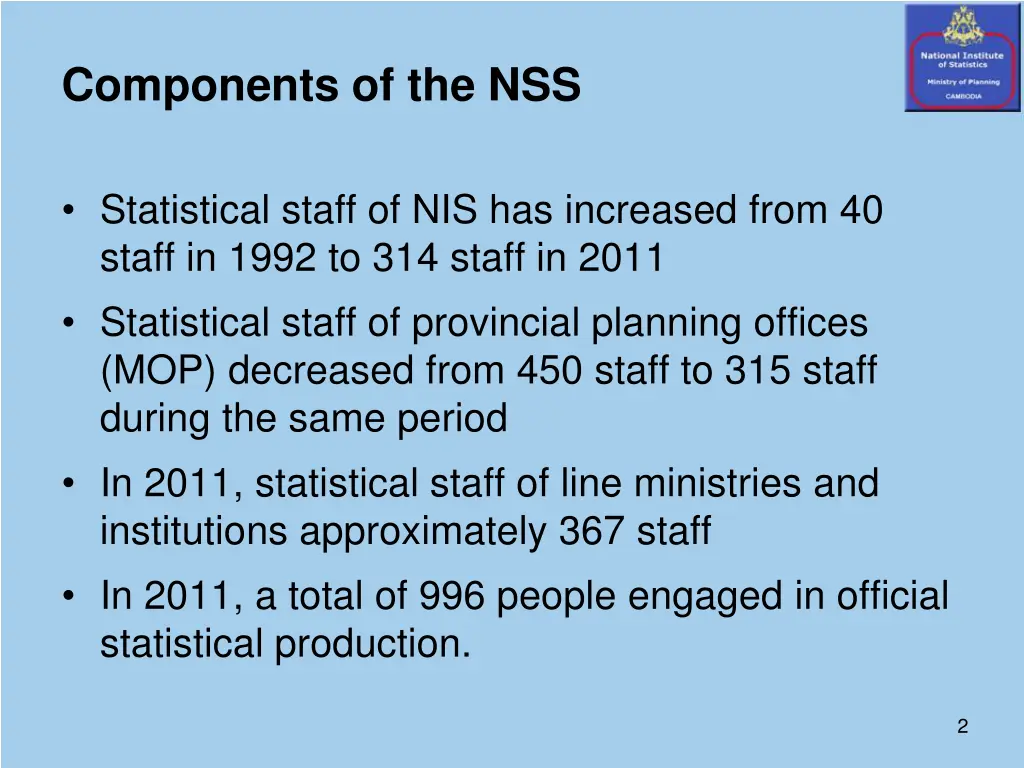 components of the nss