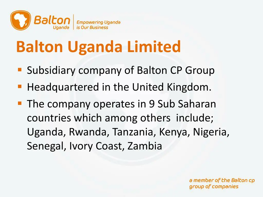 balton uganda limited