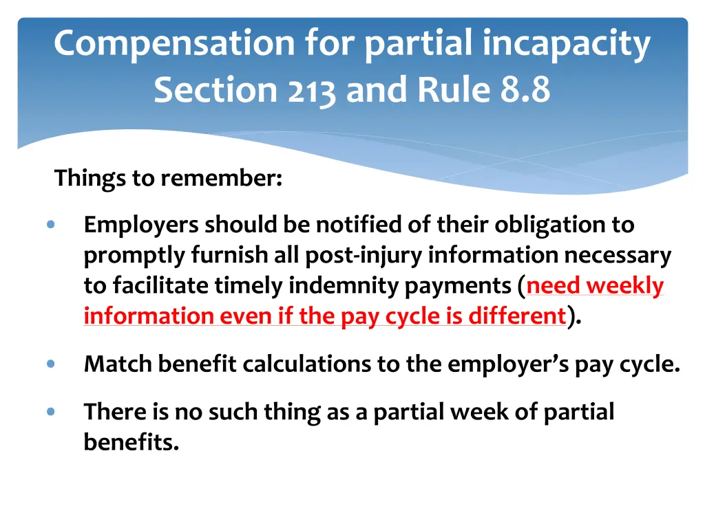 compensation for partial incapacity section 1