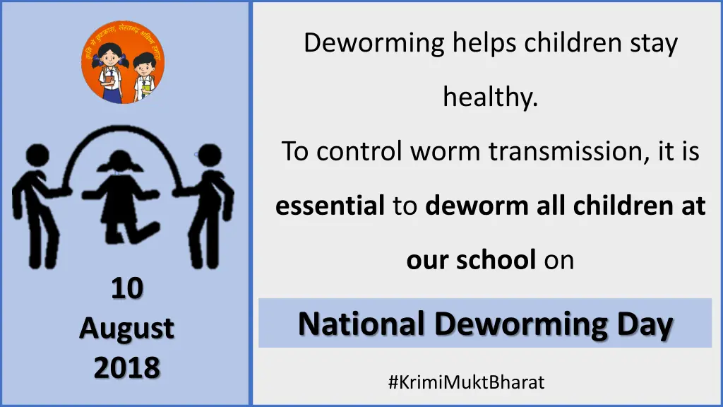 deworming helps children stay