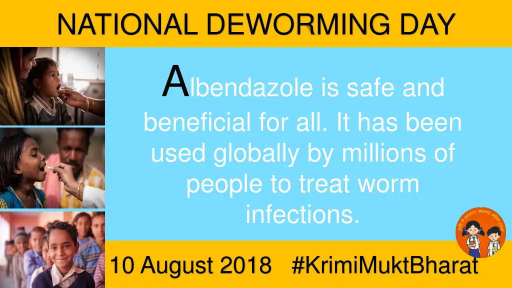 national deworming day a lbendazole is safe