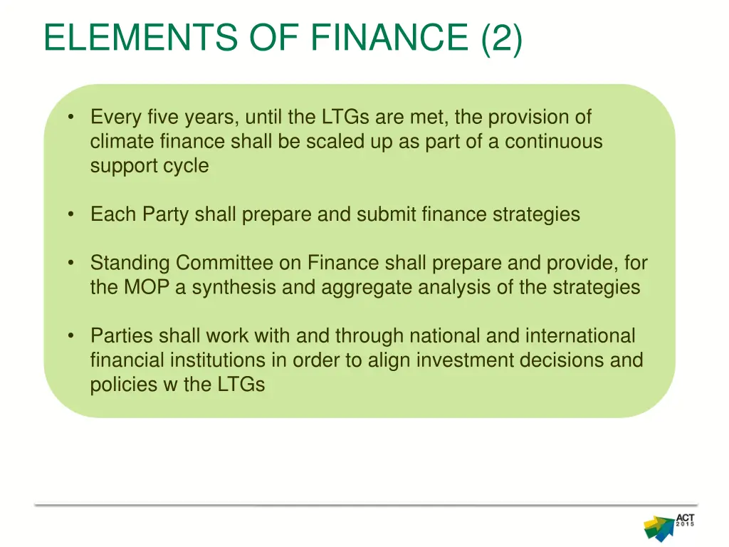 elements of finance 2