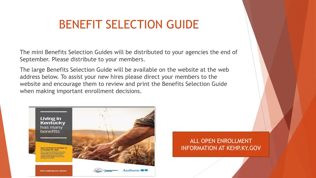 benefit selection guide