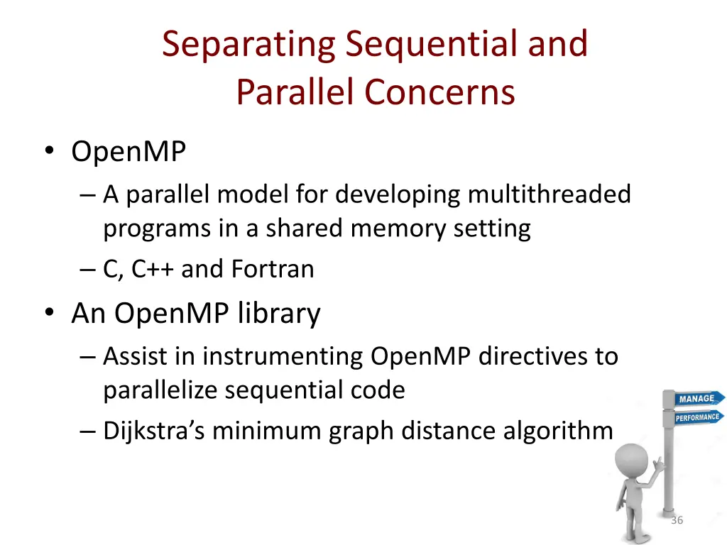 separating sequential and parallel concerns