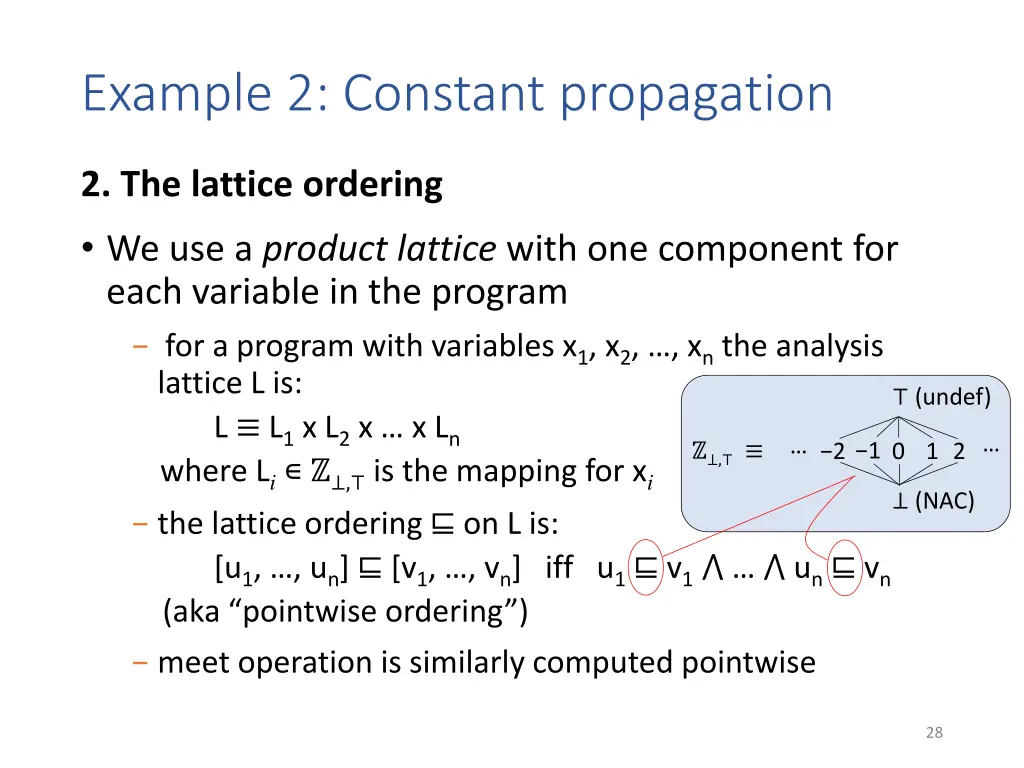 example 2 constant propagation 1