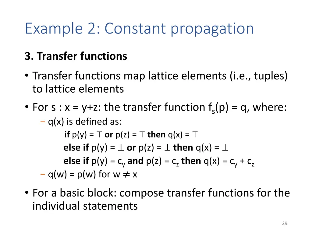 example 2 constant propagation 2