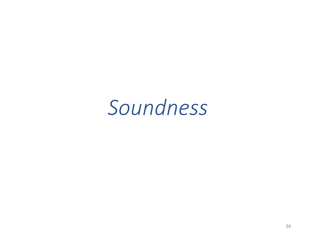 soundness