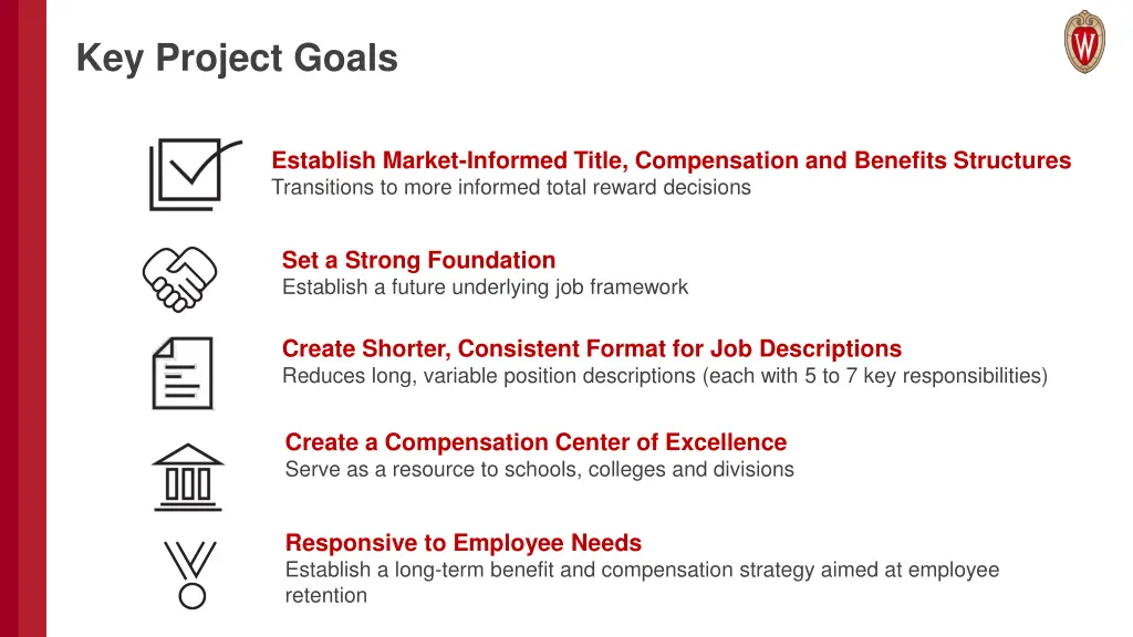 key project goals