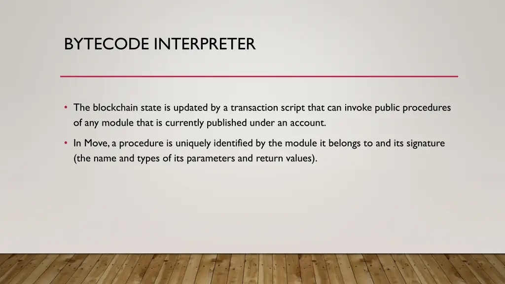 bytecode interpreter