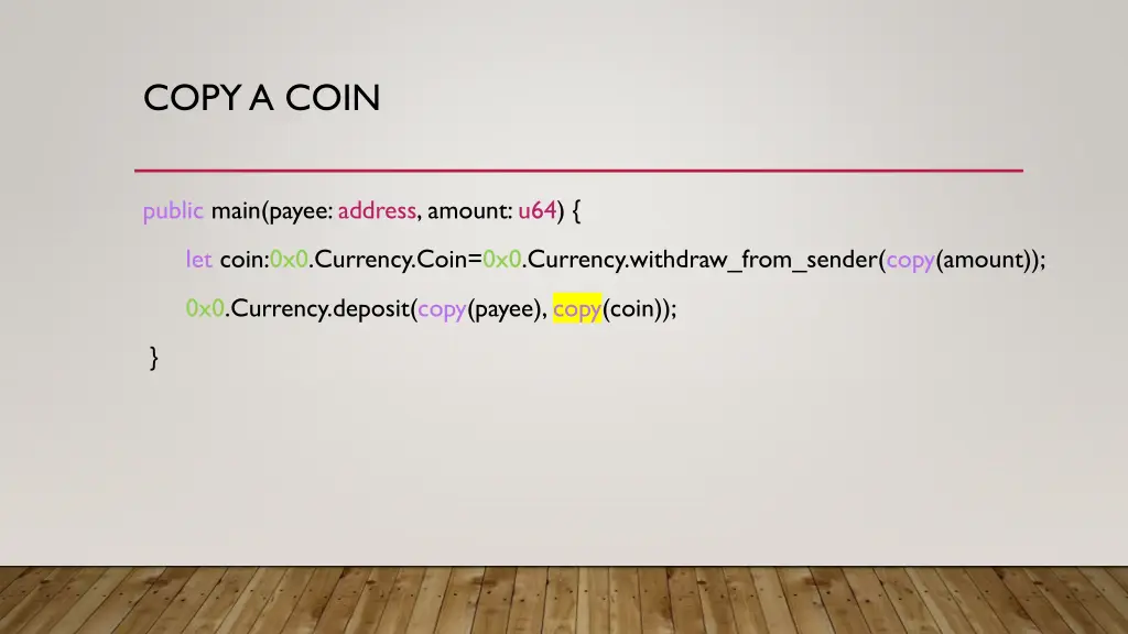 copy a coin