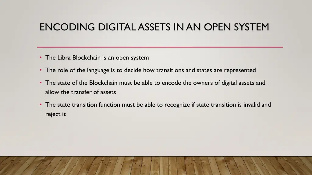 encoding digital assets in an open system