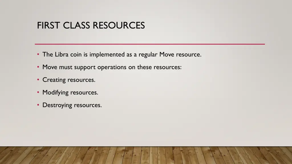 first class resources 1