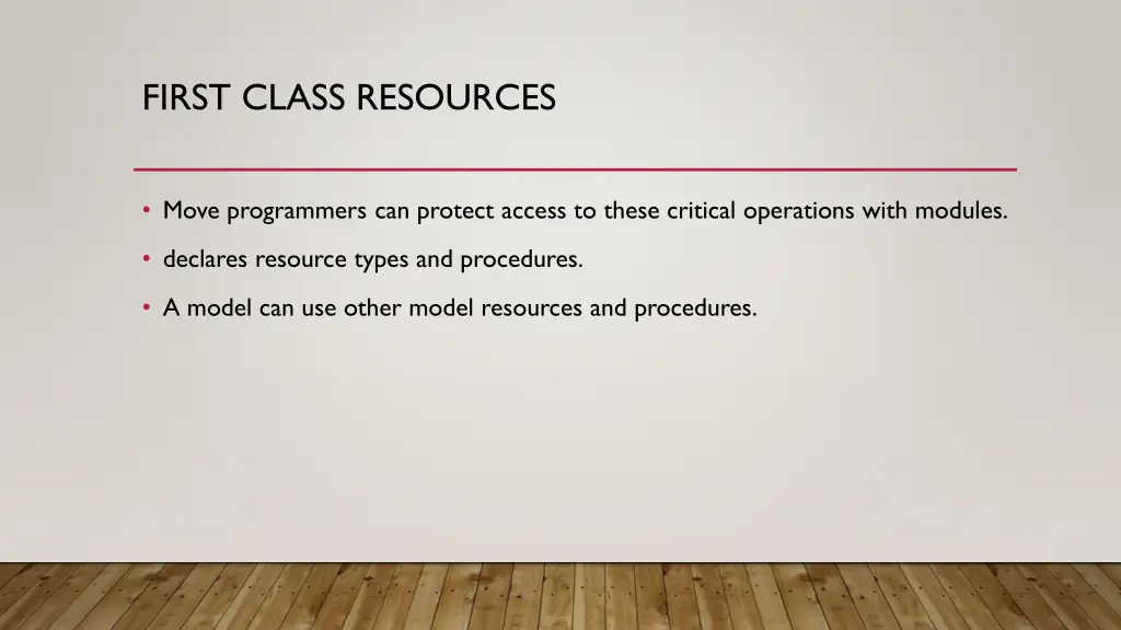 first class resources 2