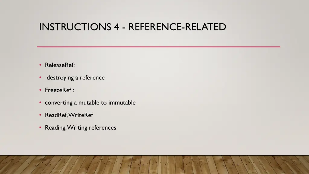 instructions 4 reference related