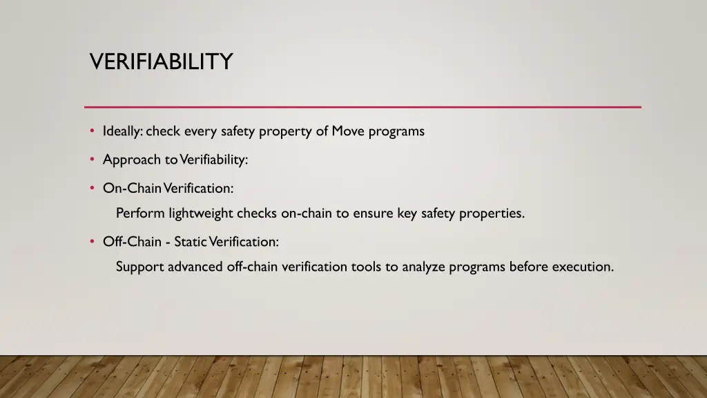 verifiability