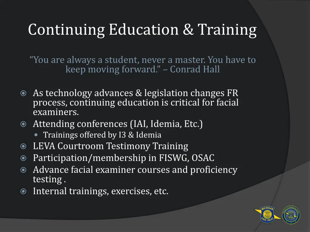 continuing education training