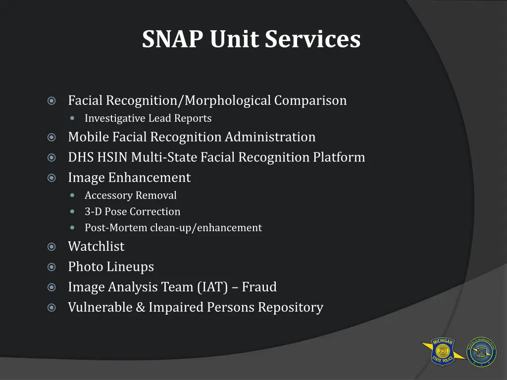 snap unit services