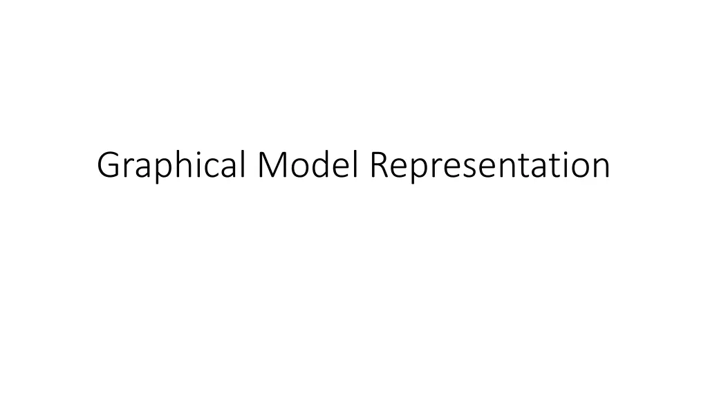 graphical model representation