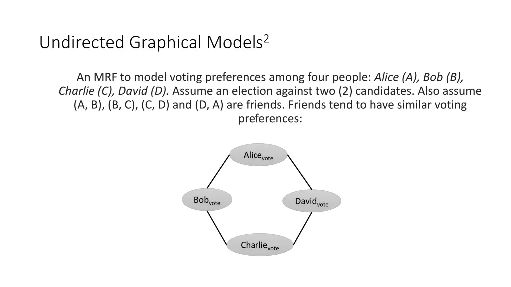 undirected graphical models 2