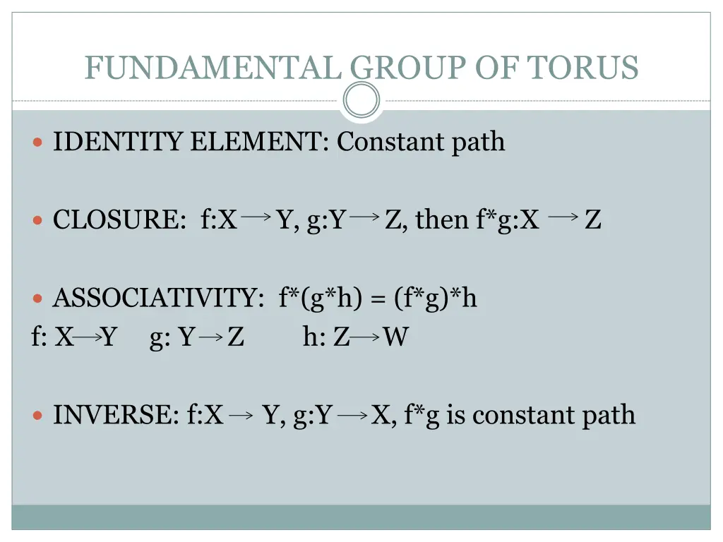 fundamental group of torus 3