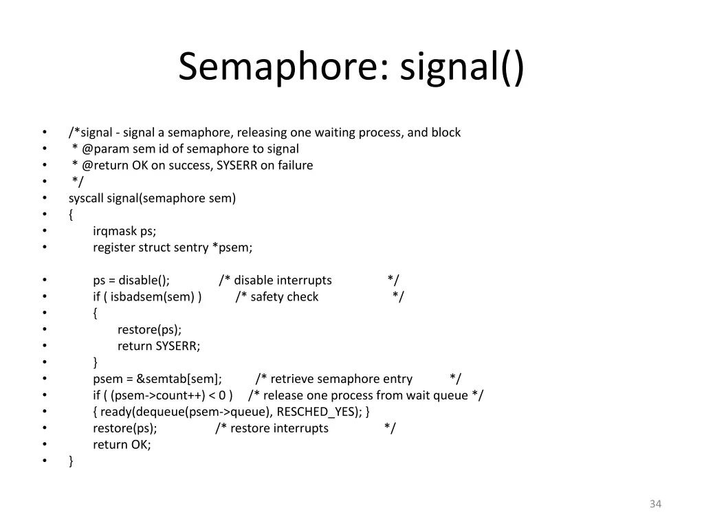 semaphore signal