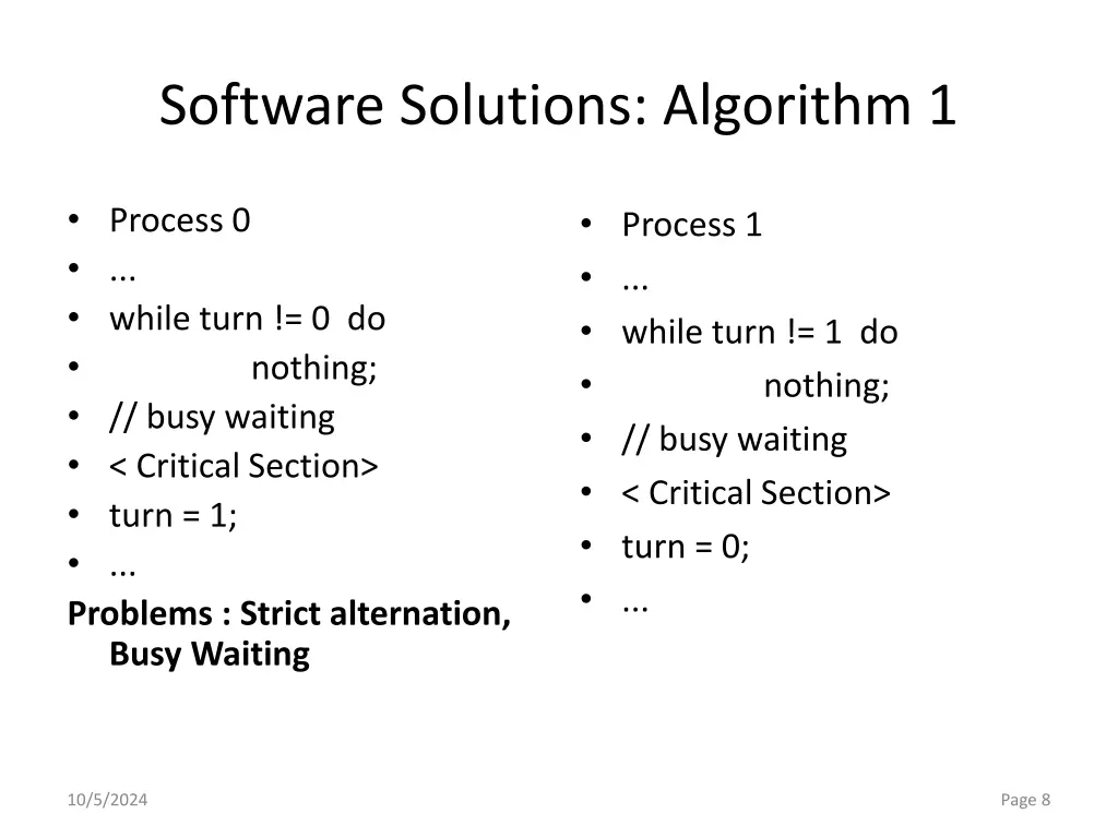 software solutions algorithm 1