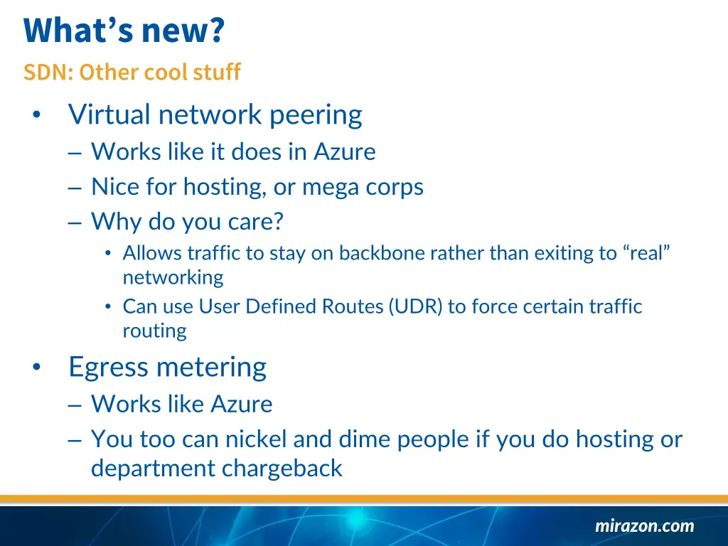 what s new sdn other cool stuff virtual network