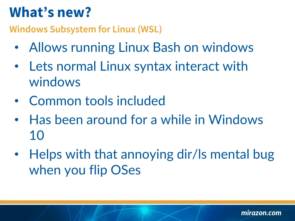 what s new windows subsystem for linux wsl allows