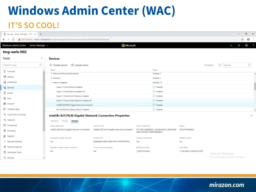 windows admin center wac it s so cool